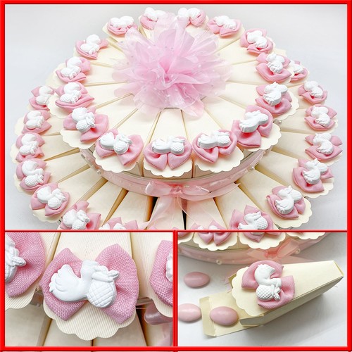 Torta bomboniere fiocchetti - torta,
