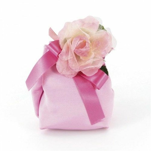 Fagottino rosa rigato - rosa,